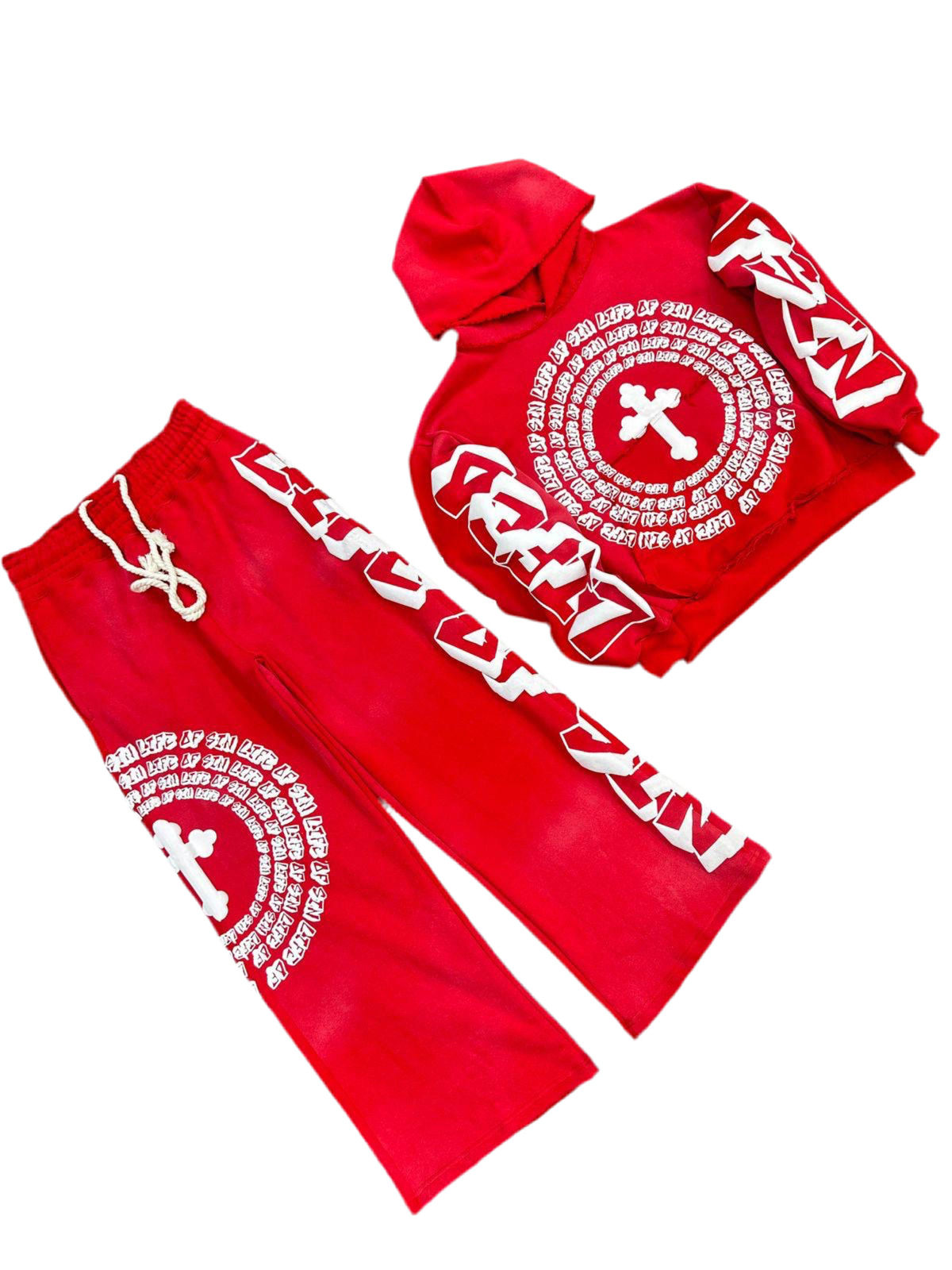 Red Grafiti Sweats