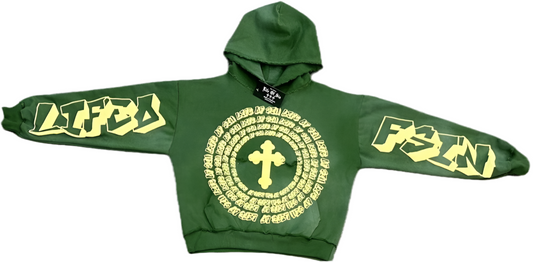 Green Graffiti Hoodie